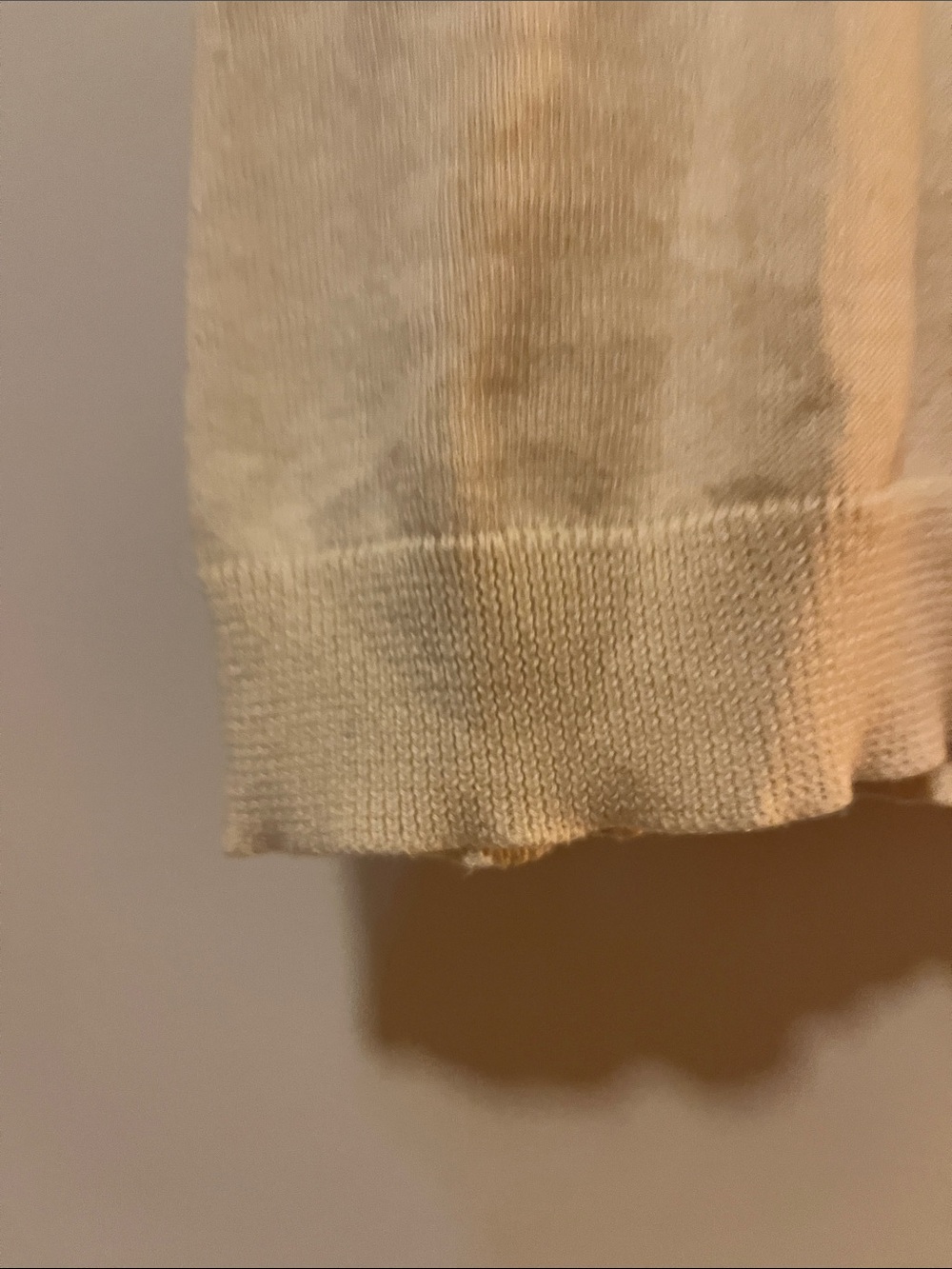 KOTN Lightweight Cream Ribbed Tank - Picture 4 of 5